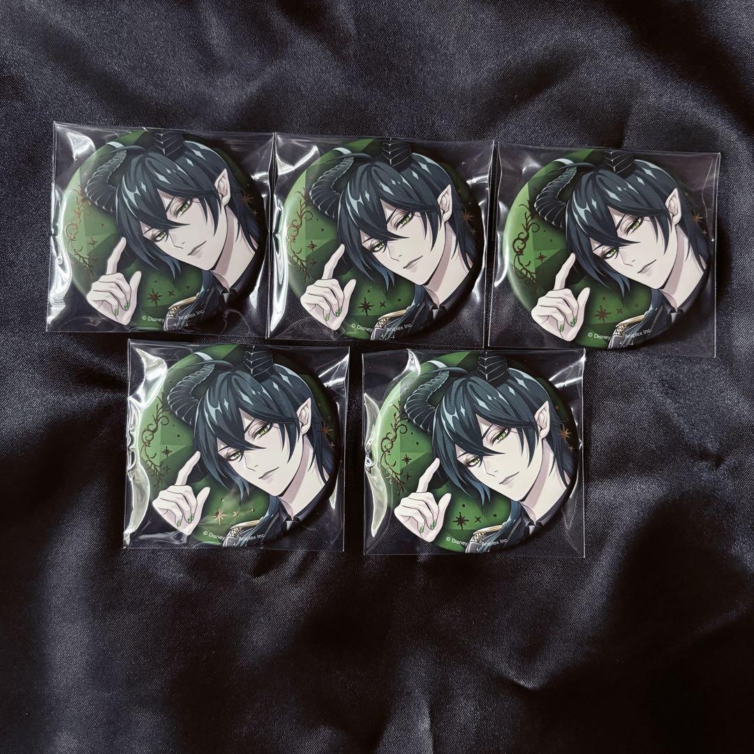 ツイステ ブレイジングジュエル ブレジュ 缶バッジ マレウス