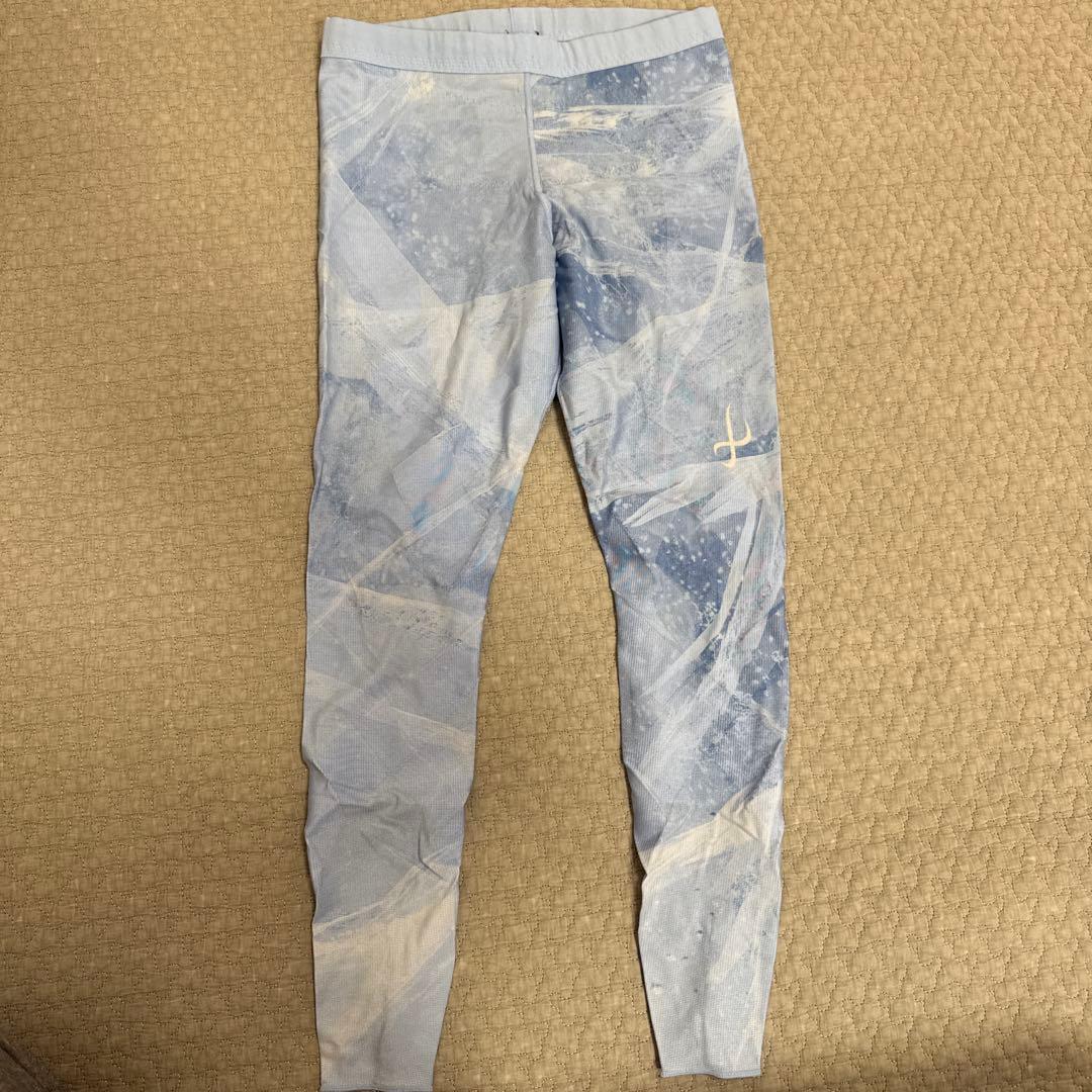 メンズ Mサイズ タイツ 青系デザイン　cw-x ワコール