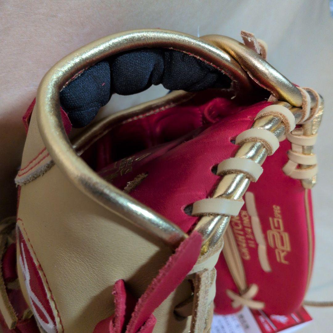 ローリングス:左投げ:大人用:軟式用グラブ:11.75インチ:色:スカーレット他