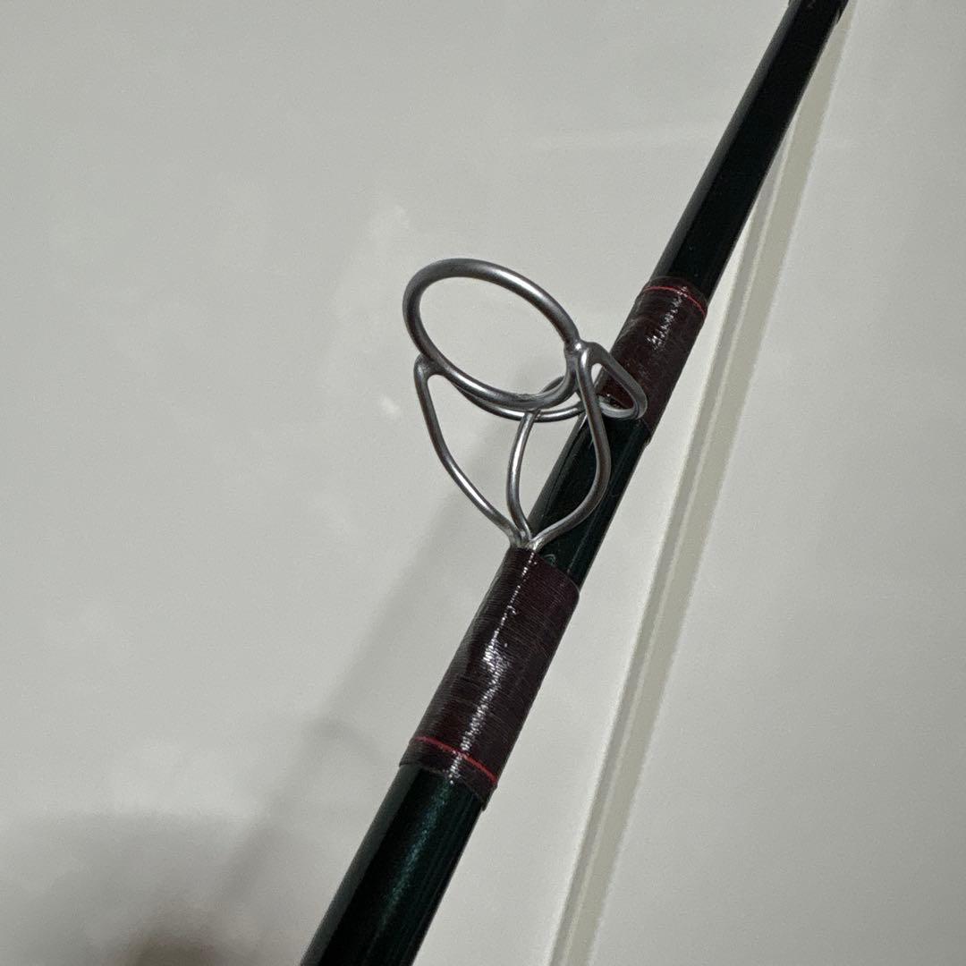 オリムピック カーボンファイバーロッド LC195 綺麗な深緑色　トップ