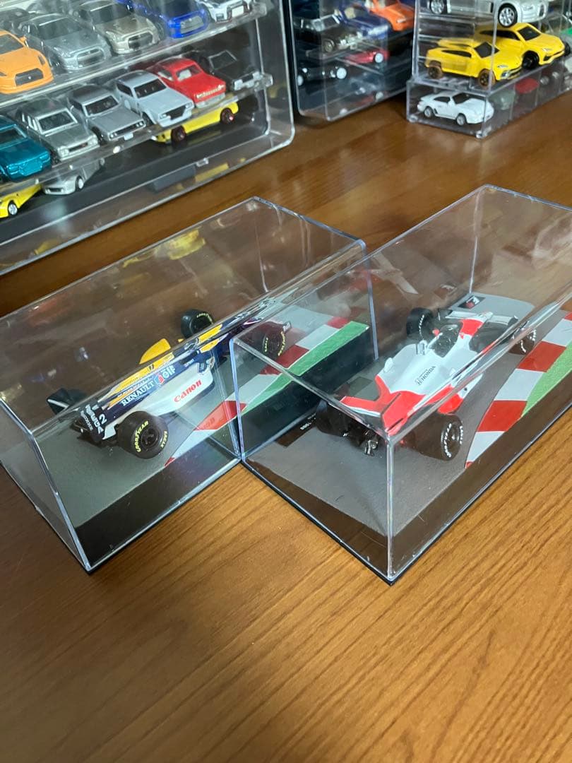 F1 2点セット　アイルトンセナ　アランプロスト 1/43 約10cm