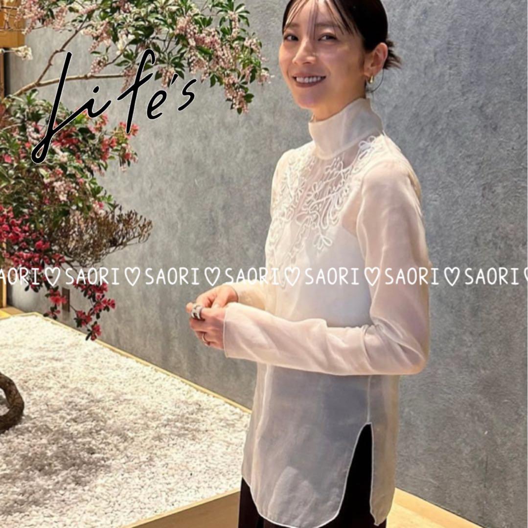 TODAYFUL【未使用に近い】Sheer Embroidery Blouse