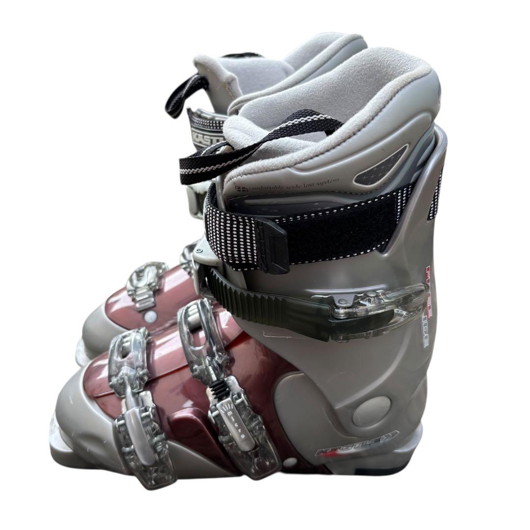 レディース　KASTLE 24〜24.5cm スキーセット　オガサカストック付