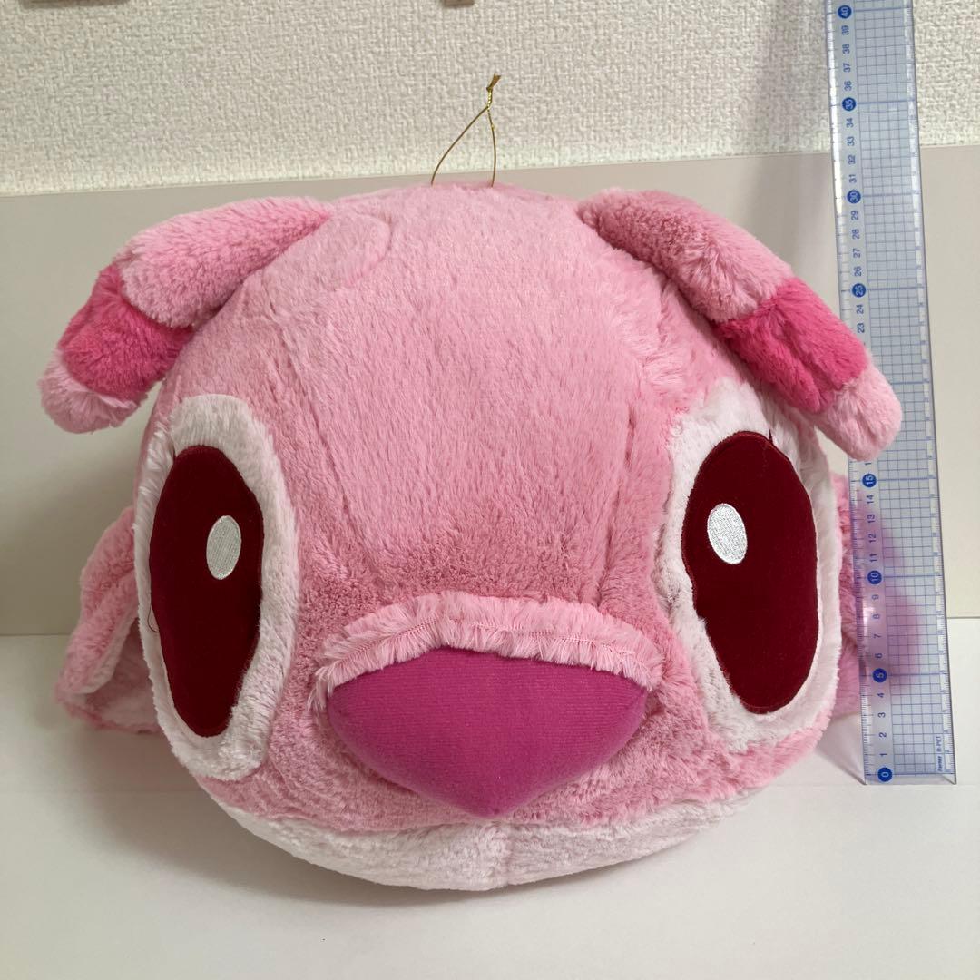 リロ＆スティッチ フェイス BIGぬいぐるみ クッション エンジェル 0827