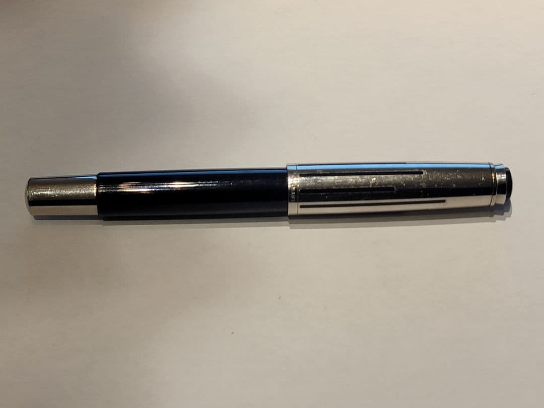 PELIKAN Souverän R625 シルバー/ブルー ローラーボール