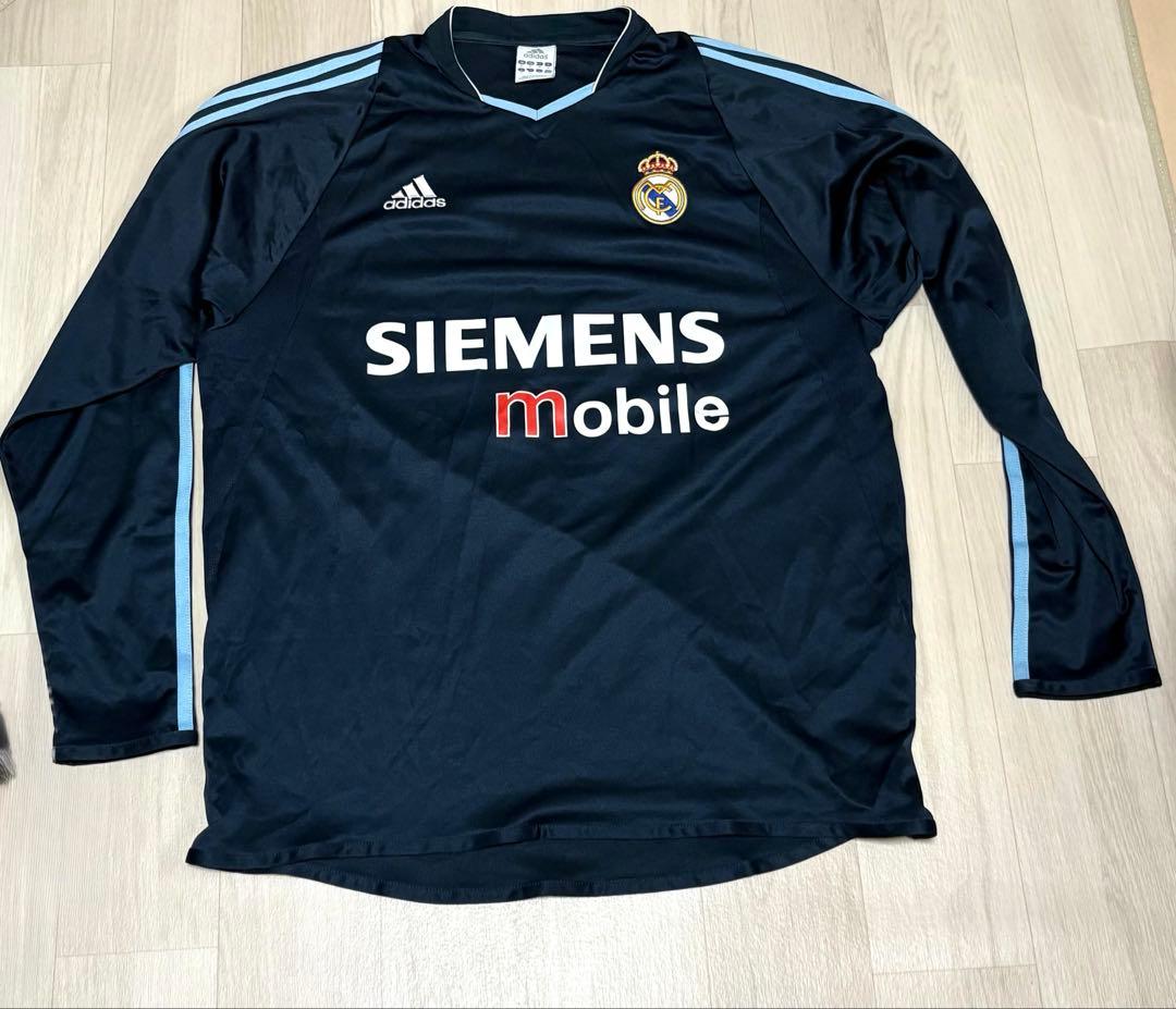 アディダス　レアルマドリード　ユニフォーム　03-04モデル　長袖