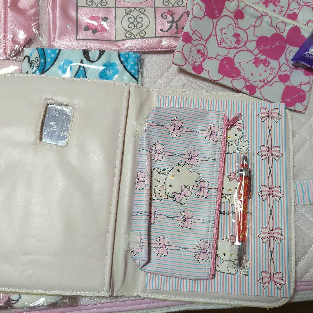 チャーミーキティ　マスコット　ポーチ　タオル　ヘアゴム　非売品　景品含む ポーチ