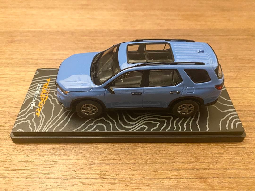新品 希少！1/43 ホンダ純正 TSM 新型 ホンダ パイロット ブルー