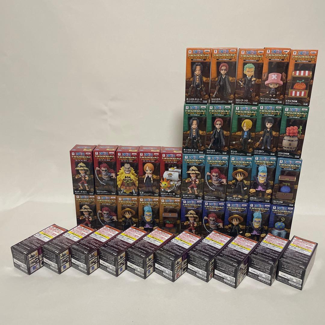 ※超希少　ワンピースワールドコレクタブルフィギュア　トレジャーラリー40体セット