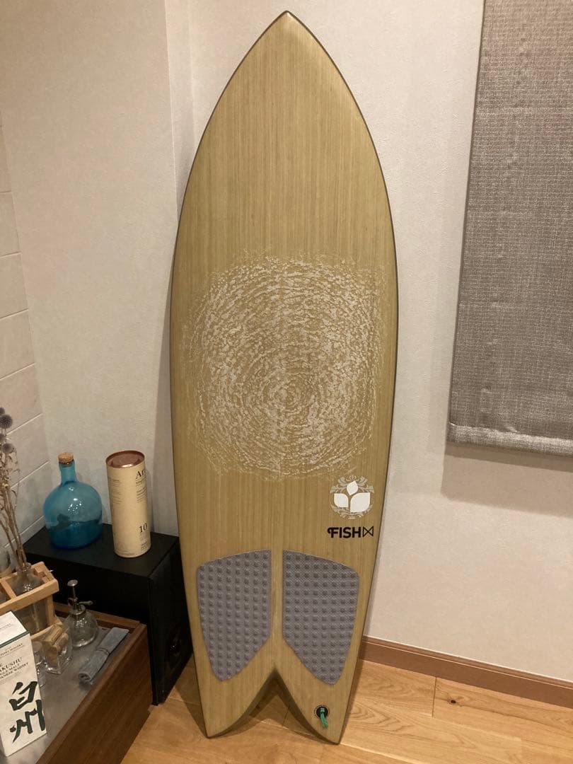 スリーウェザー Fish フィッシュ バンブースキン やや美品