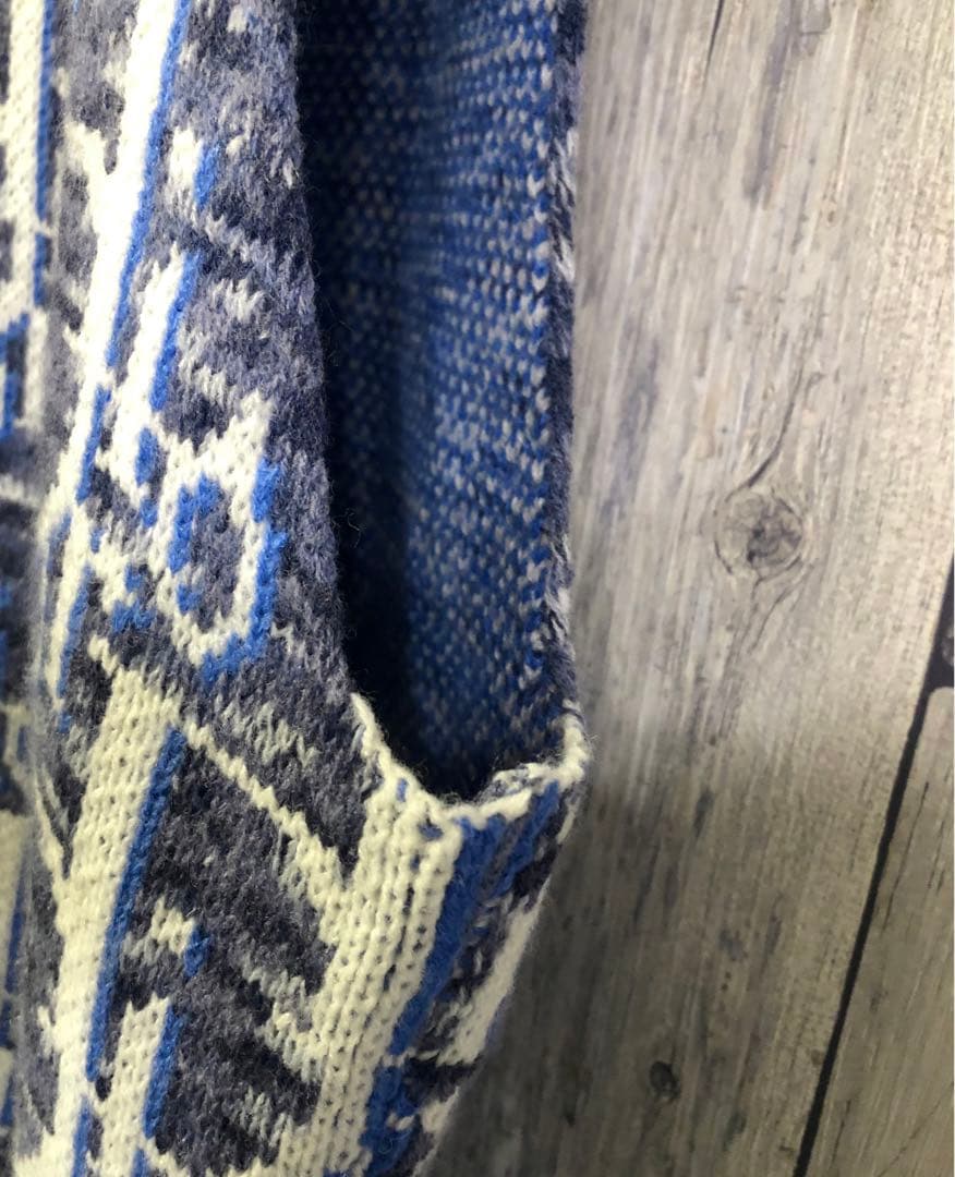 本物 DIOR ディオールSHAWN Oblique ウール ニット ベスト L