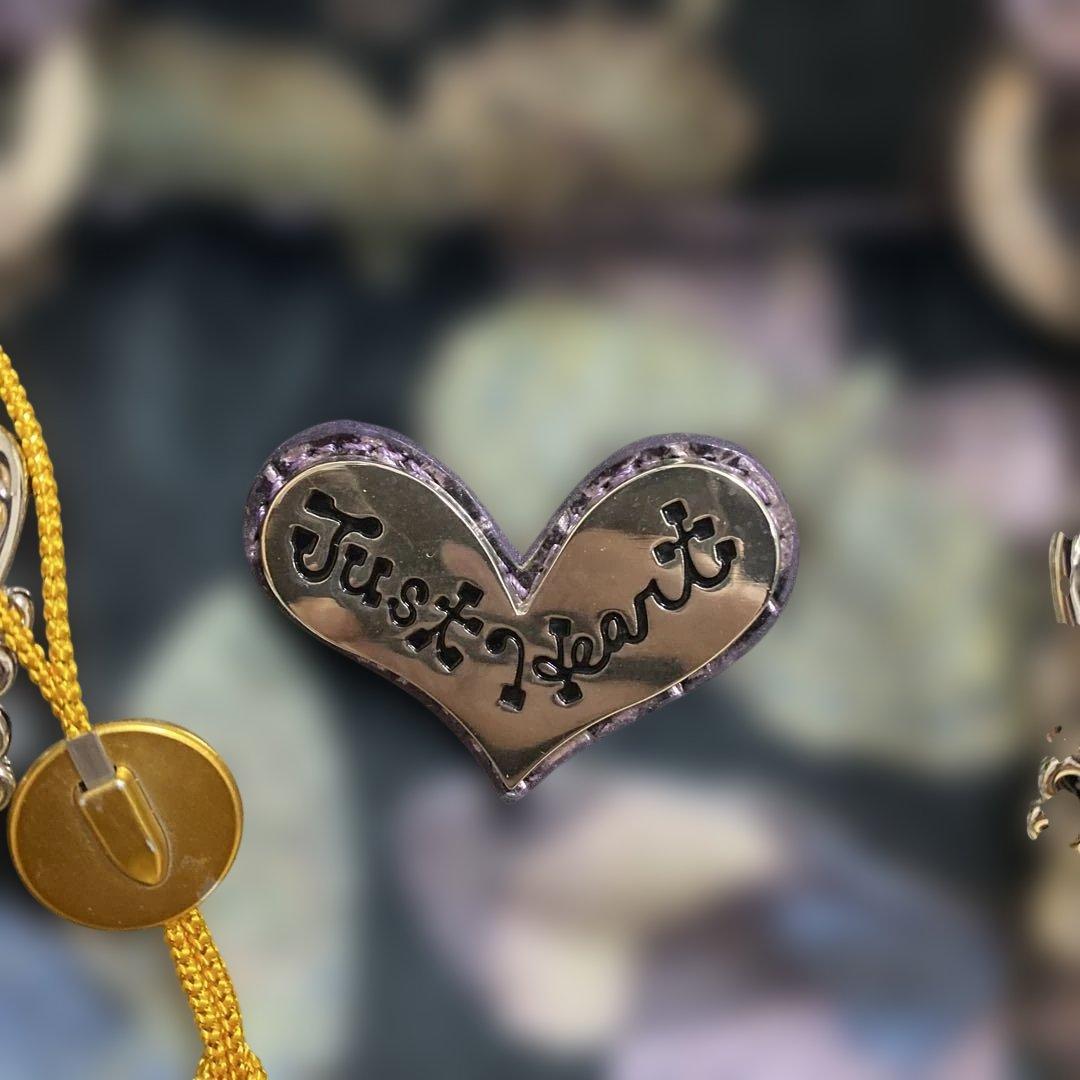 Think Bee! Just Heart ワンショルダー ベロア 蝶柄