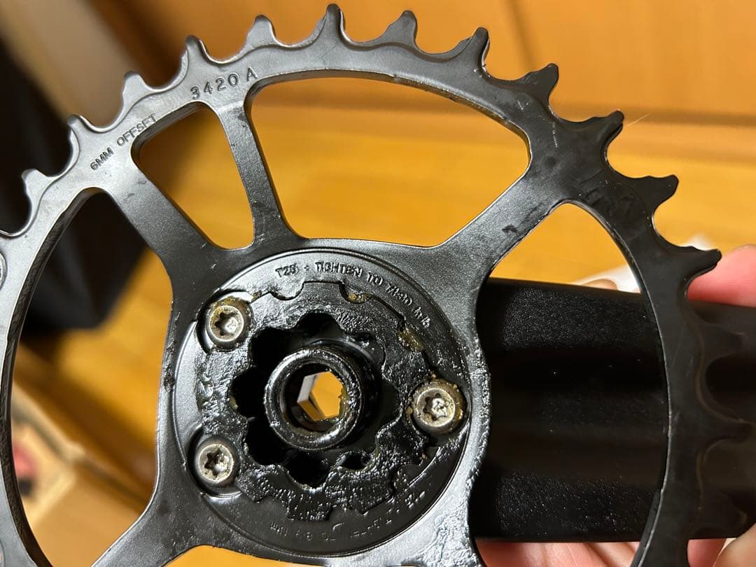 SRAM SX クランク　完成車外し