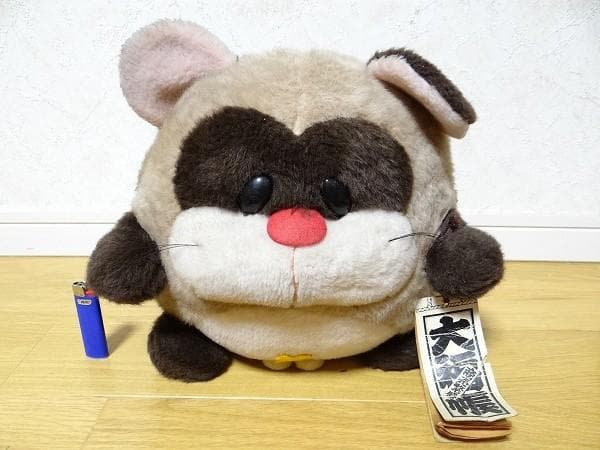 80年代 ビンテージ ナカジマ 日本製 たぬき フーちゃん ぬいぐるみ 当時物