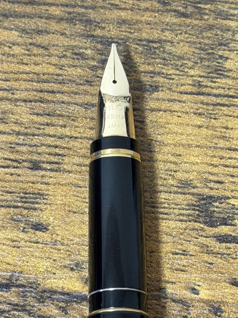 1978年製　SMニブ　軟中字　初代 グランダム　 エラボー　14金　万年筆