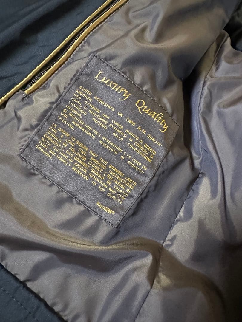 MOORER ムーレー MORRIS-KM 46 NERO ブラック ダウン