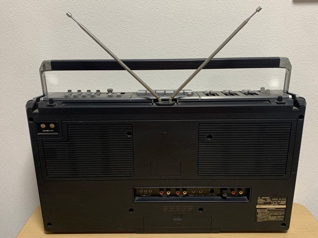 SHARP GF-505SB ラジオ付ステレオテープレコーダージャンク品