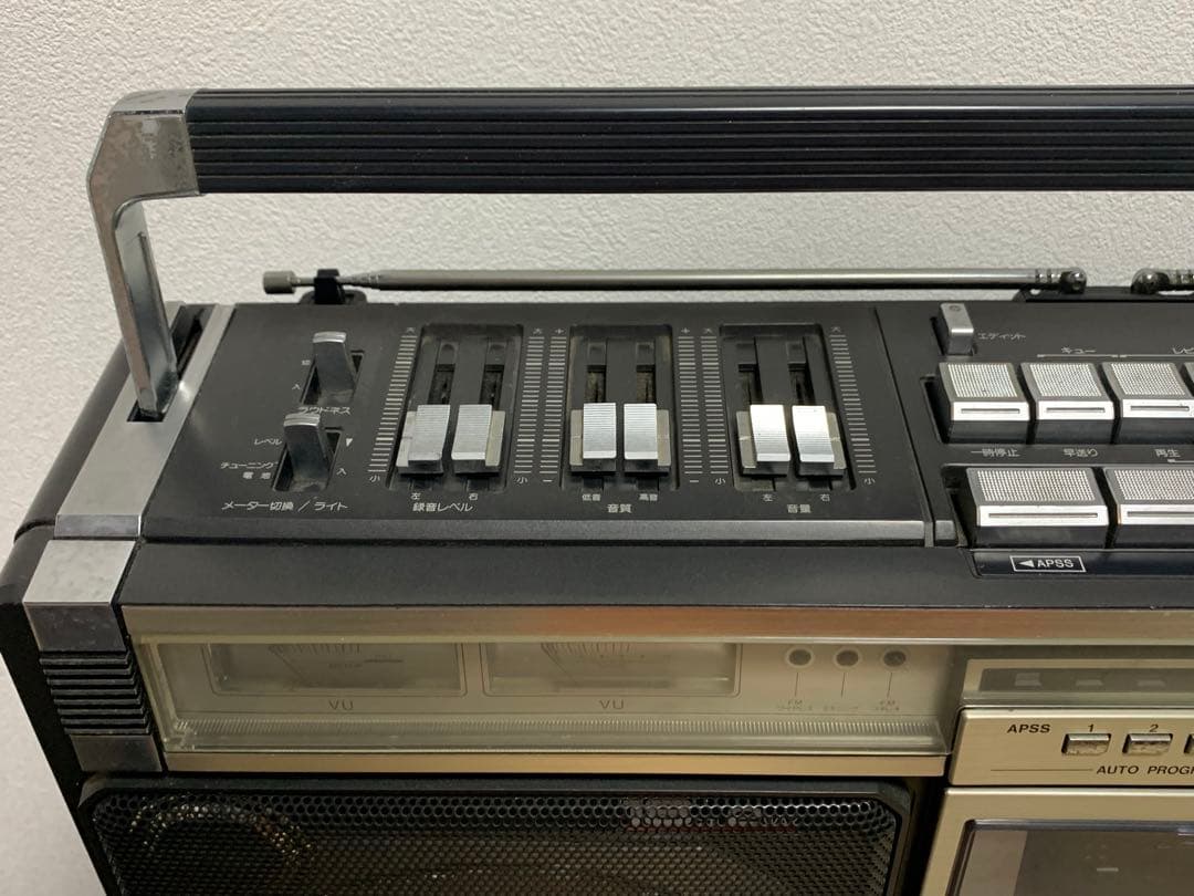 SHARP GF-505SB ラジオ付ステレオテープレコーダージャンク品