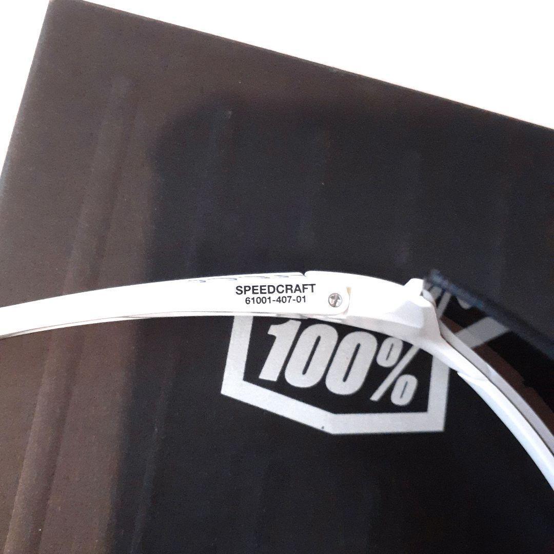 ぎゃう 100％ Speedcraft ホワイト ブルー ワンハンドレッド