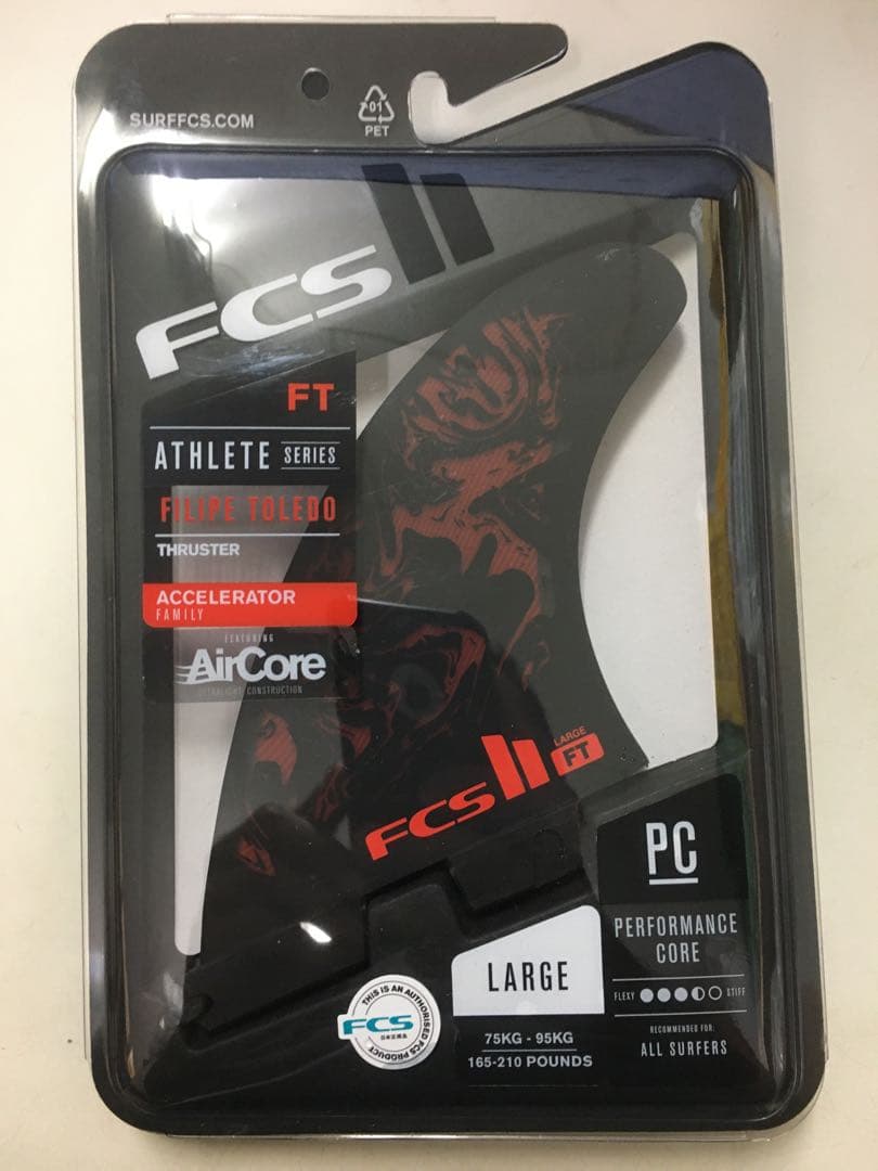 FCS エフシーエス FCS 2 フィリペ トレド トライ 3フィンLサイズ