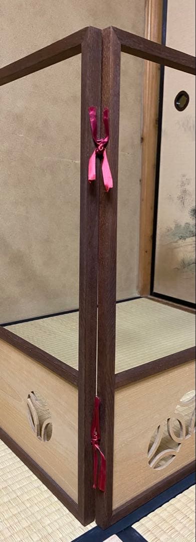 茶道具　風炉先屏風　ツボツボ　美品