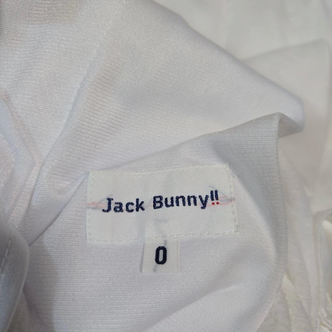 美品JACKBUNNY レディース 中綿ゴルフパンツ ホワイト　S