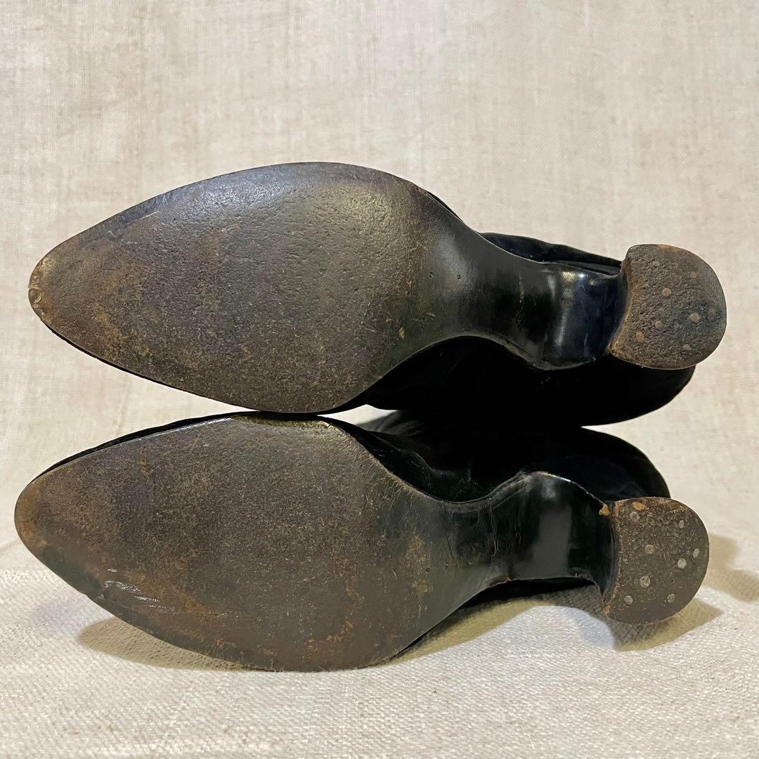アンティーク ボタンブーツ ヴィクトリアンブーツ アメリカ フランス ビンテージ