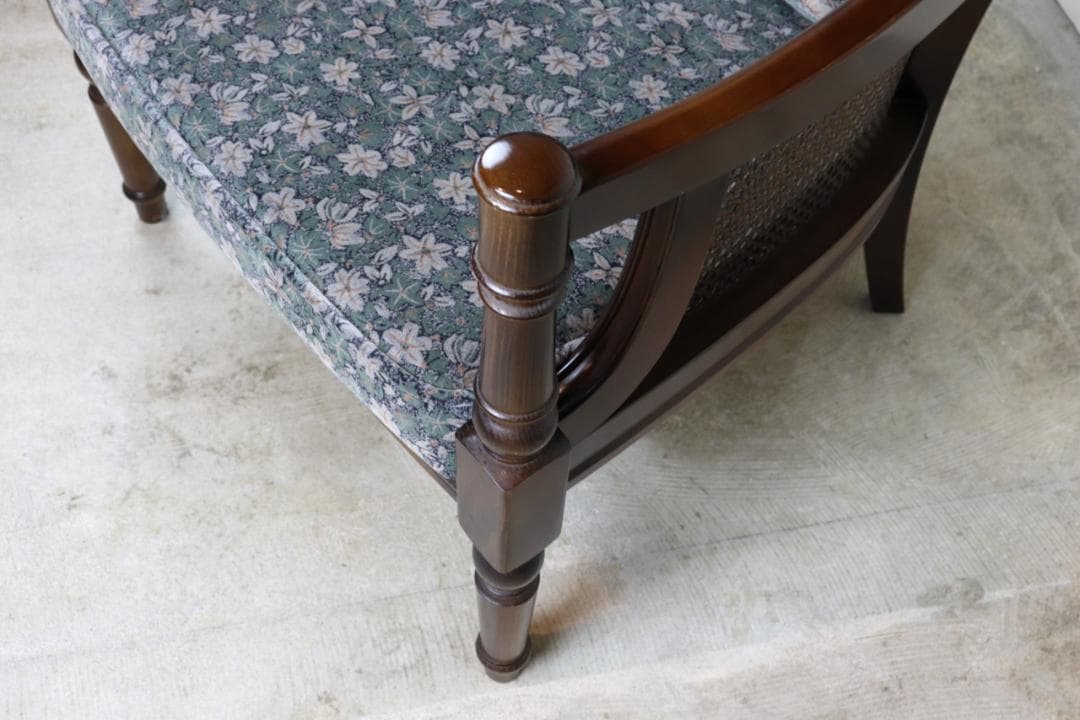 karimoku カリモク家具　コロニアル　一人用ソファ　肘掛椅子　WC55