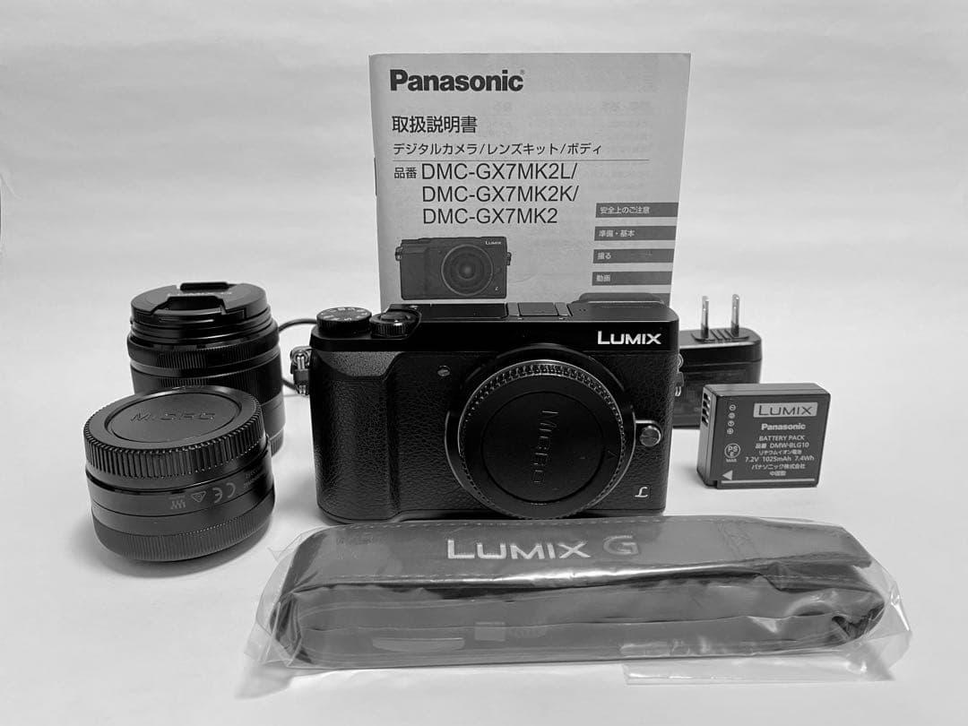 Panasonic DMC-GX7MK2ブラック ダブルズームレンズ