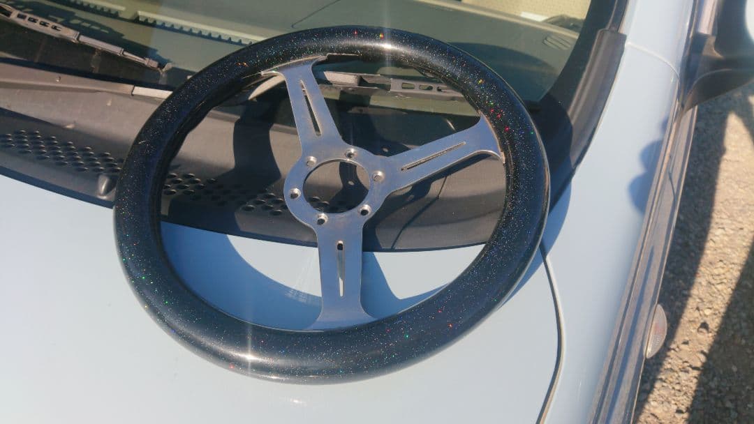 と*し様 ウッドステアリング ハンドル