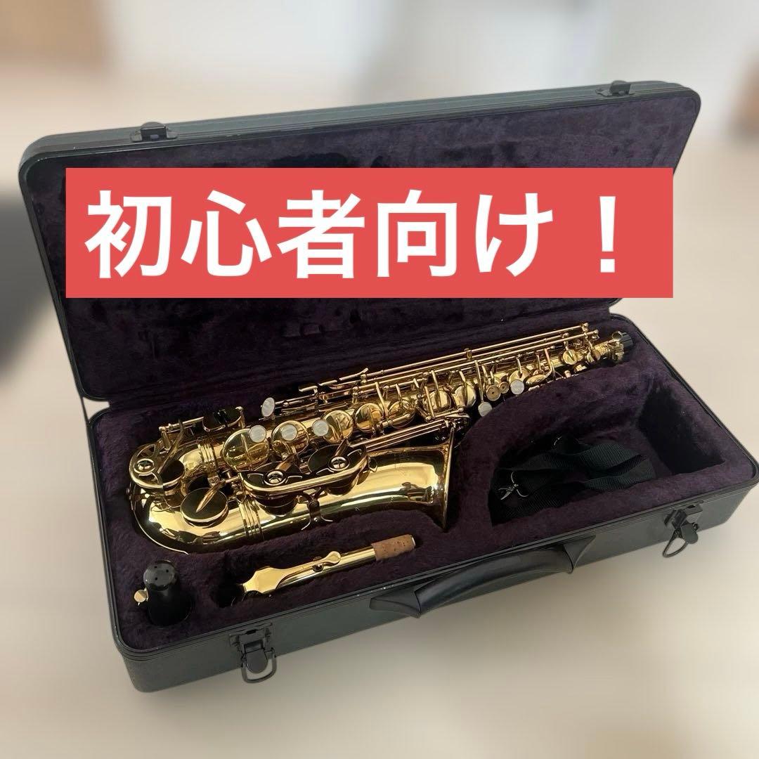 【初心者セット】SAVALEY アルトサックス ケース付き 付属品多数