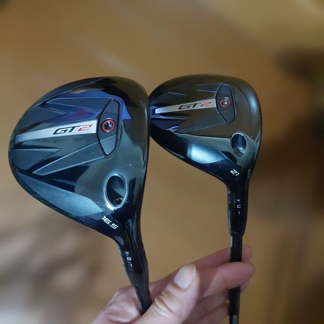 タイトリスト GT2 フェアウェイウッド　4W,7W　２本セット　ツアーAD　F