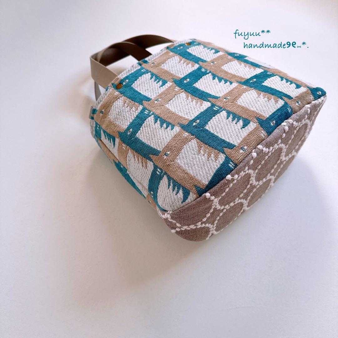 ハンドメイドꕤ︎︎ベルバッグ ミナペルホネン thoroughbred タンバリン