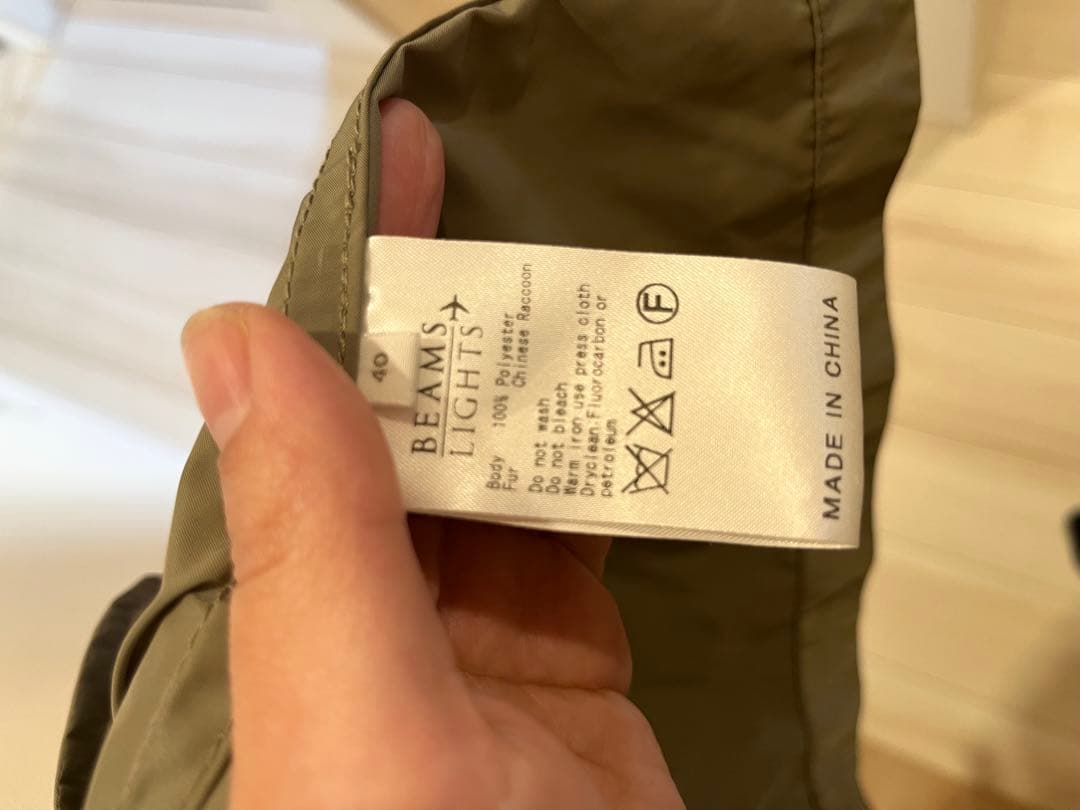 BEAMS LIGHTS 4wayモッズコート　オリーブ