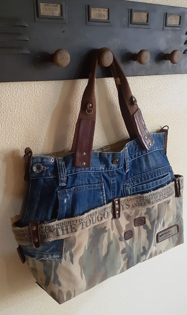 ミリタリーリメイク ★★★ AMERICAN VINTAGE トート& 腰袋付き