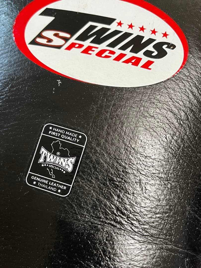 Twins Special キックミット 2個セット 黒/オレンジ