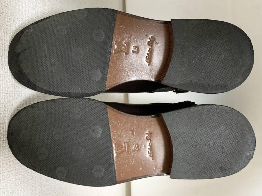 Sam【正規品】極美品 ルイヴィトン モノグラム レザーロングブーツ 35