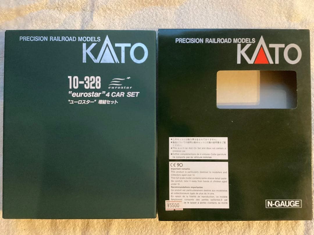 カトー　10-328 ユーロスター　増結セット