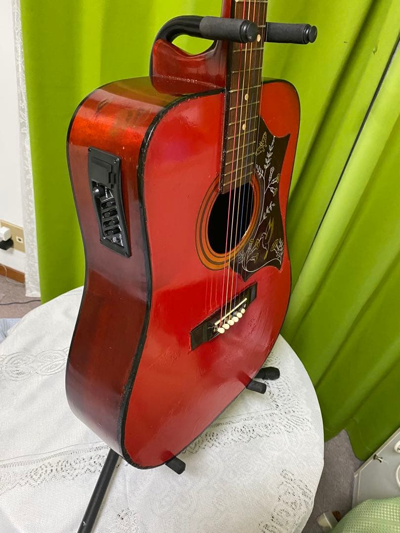 u*a様 カントリーしようぜ！ハミングバード　エレアコ　音出し良好！アコギもＯＫ