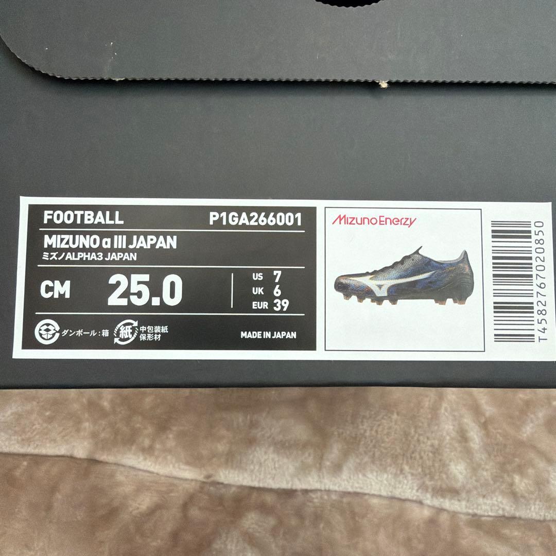 ミズノ アルファ 3 25.0cm