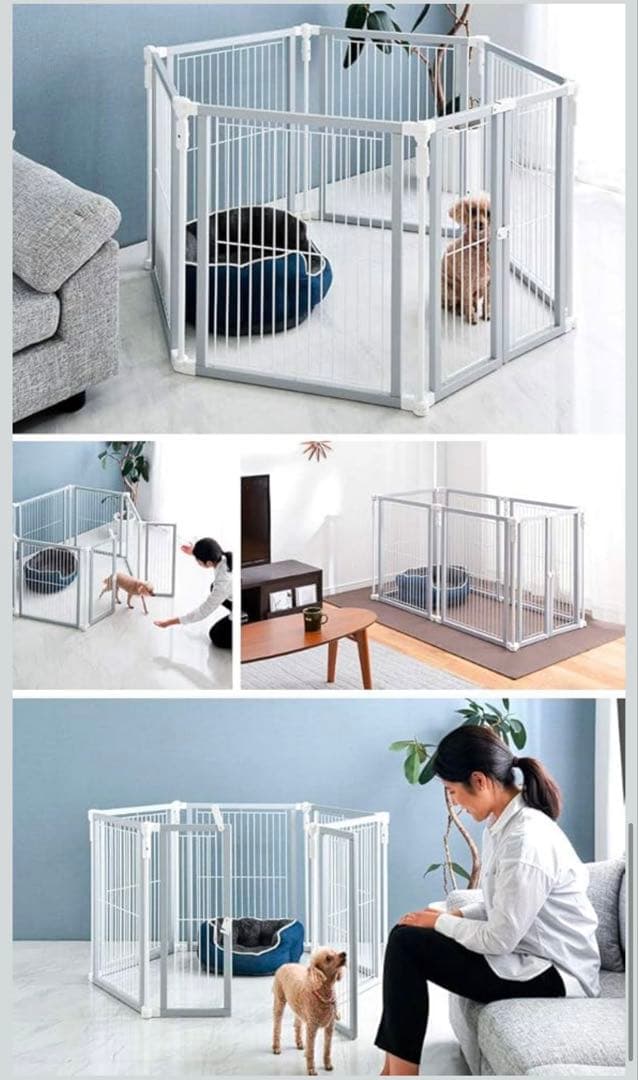 ✨タンスのゲン ペットサークル 2セット／バラ売り可 まとめ売り ドッグラン