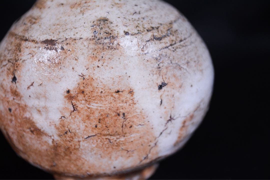 みつるつる様●【丸田宗彦】粉引唐津扁壺徳利