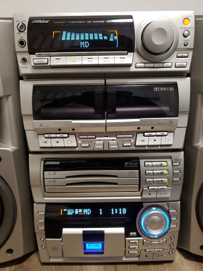 【整備済動作品】ビクターMX-MD700 最上級MDコンポ 各動作OK名機希少