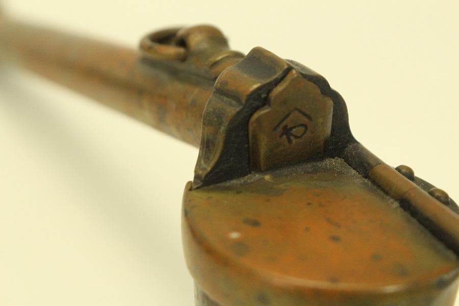 古銅 矢立 文房具 筆筒 十六個 まとめて(A564)