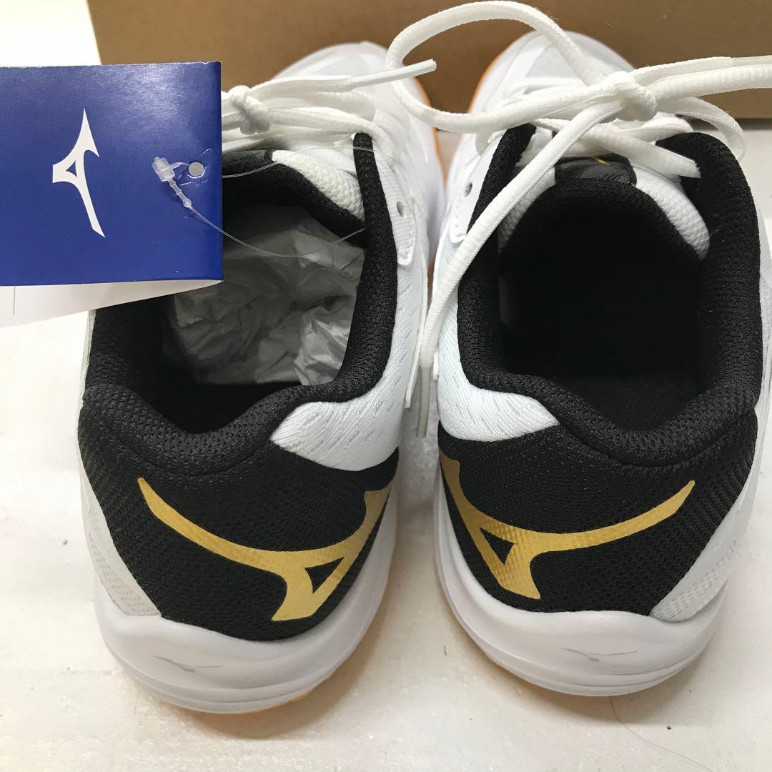 Mizuno サンダーBlade Z 24.0cm ホワイト/ゴールド