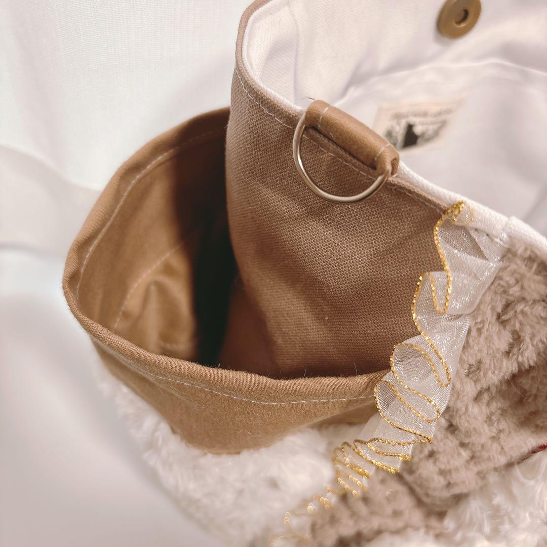 f*t様 コヤンイサムチョン　バック　カフェモカカラー　ルミちゃん　ふわふわファ