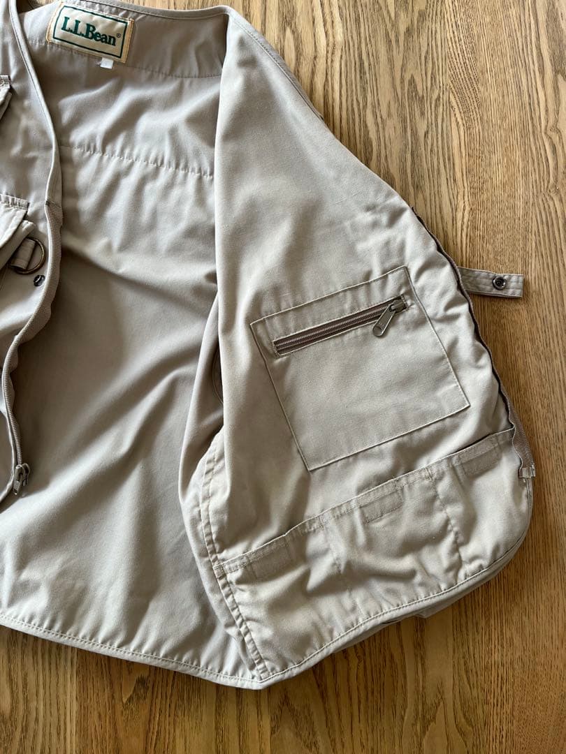 L.L.Bean90'フィッシングベスト　『山タグ』Lサイズ