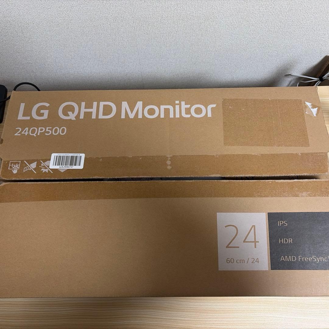 美品　LG 24インチ WQHD IPS 24QP500-B