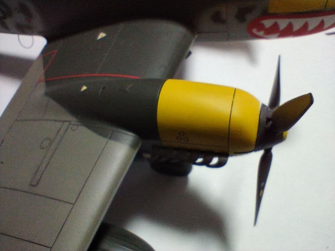 プラモデル完成機　1/48　メッサーシュミットBf110D-3