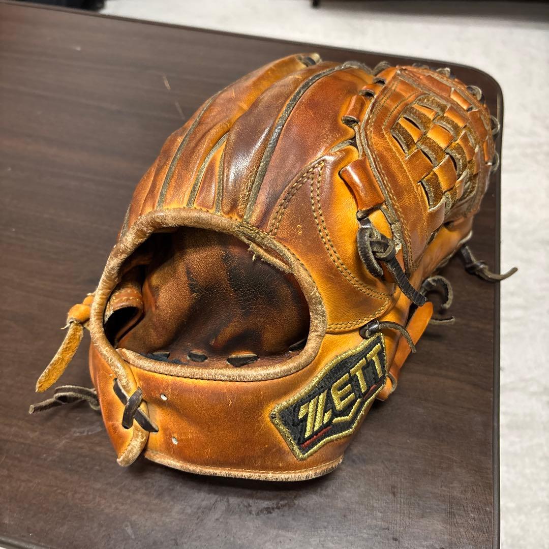 ZETT 硬式グローブ ブラウン